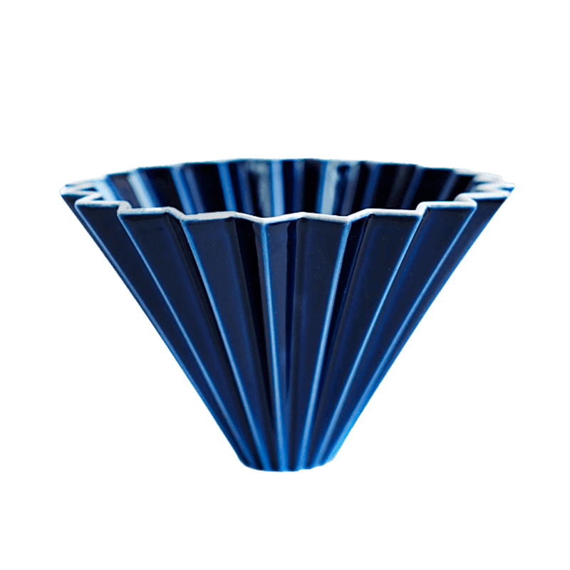 Воронка Origami керамическая тёмно-синяя