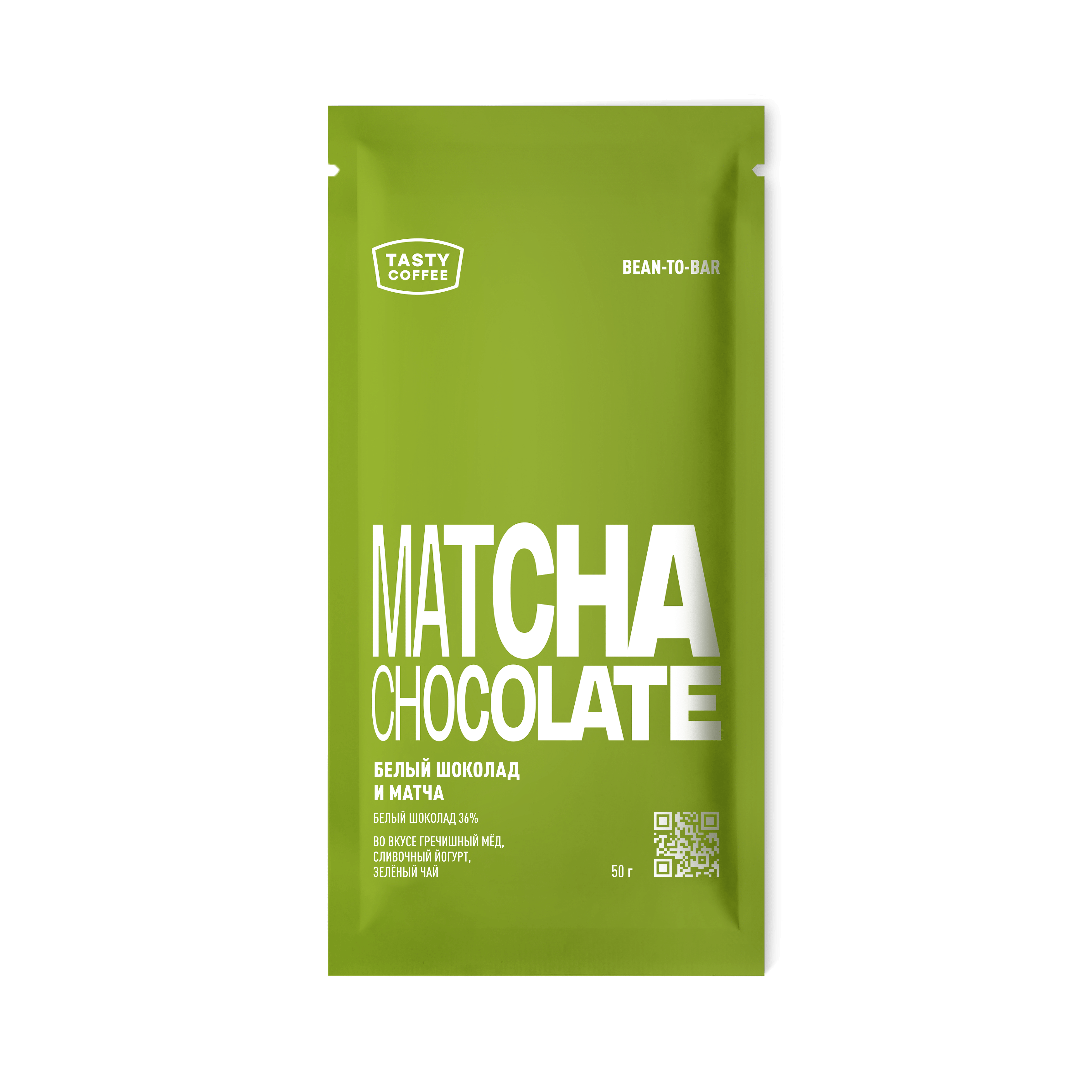 Шоколад белый с матчей