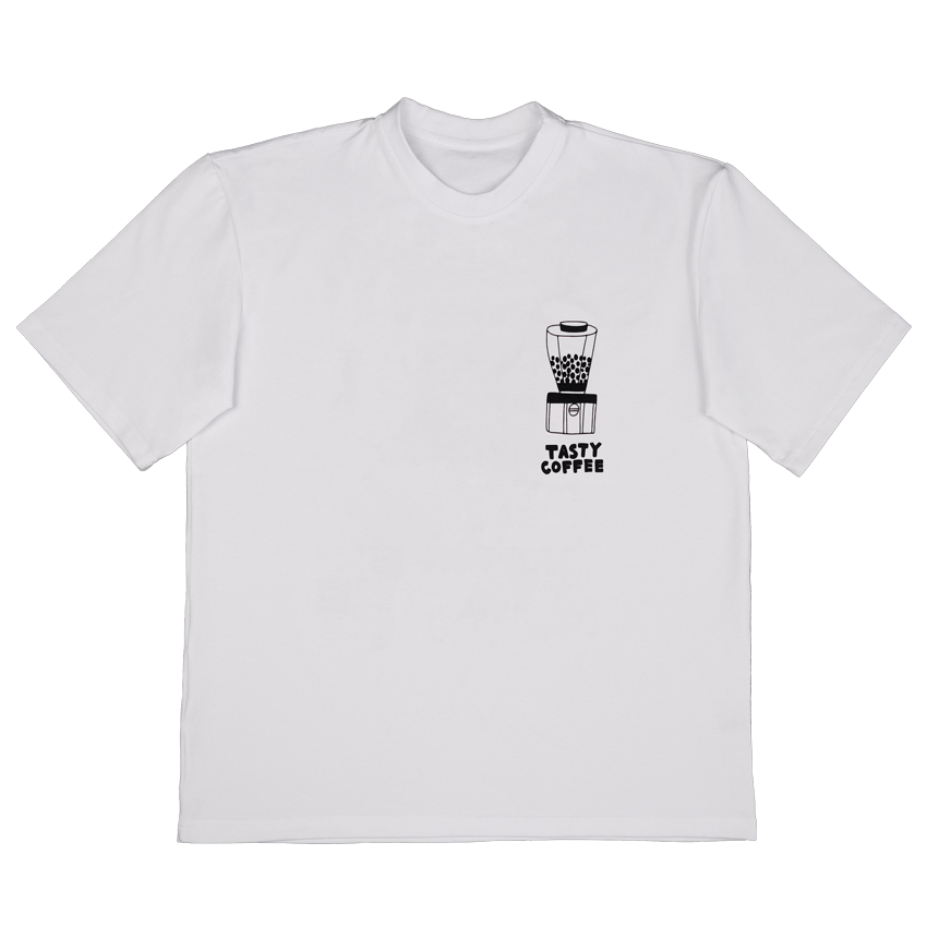Футболка Tasty Coffee белая с принтом