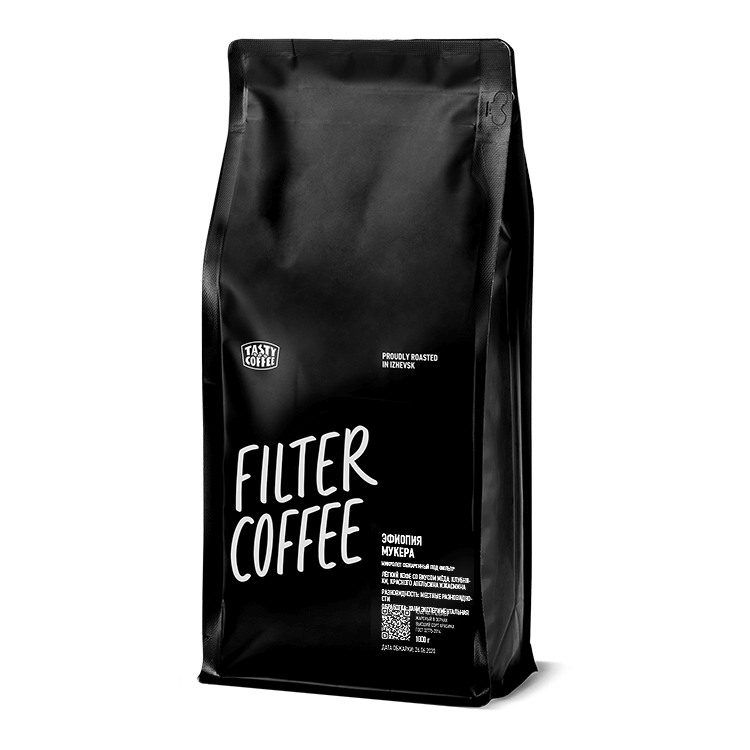 Кофе в зернах Tasty Coffee Эфиопия Мукера