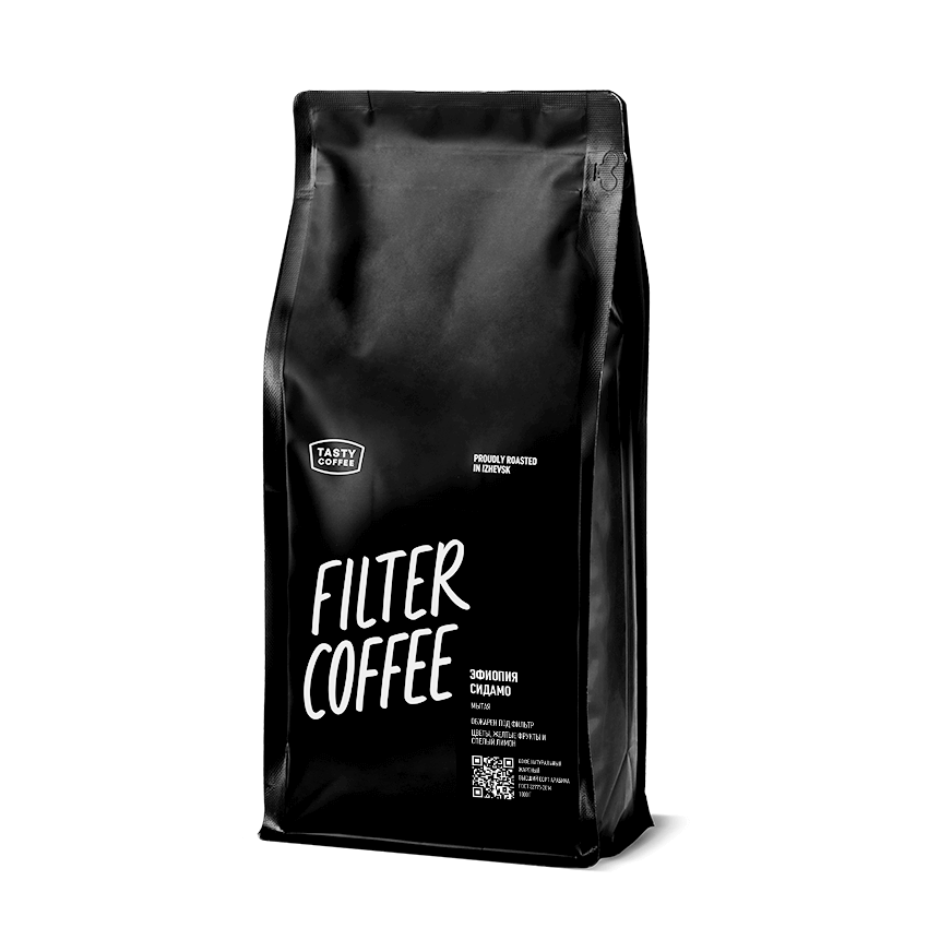 Кофе в зернах Tasty Coffee Эфиопия Сидамо
