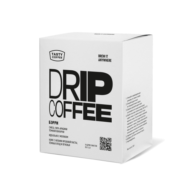 Дрип-пакет кофе Бэрри от Tasty Coffee