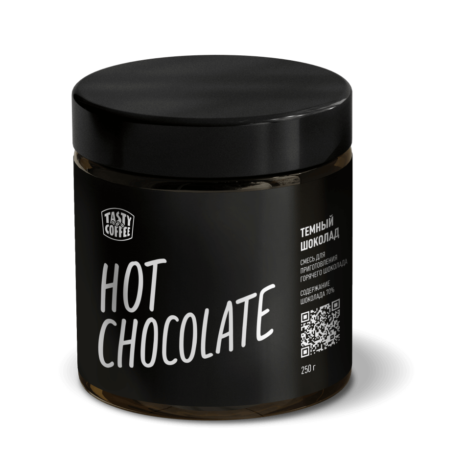 Тёмный горячий шоколад, 70%