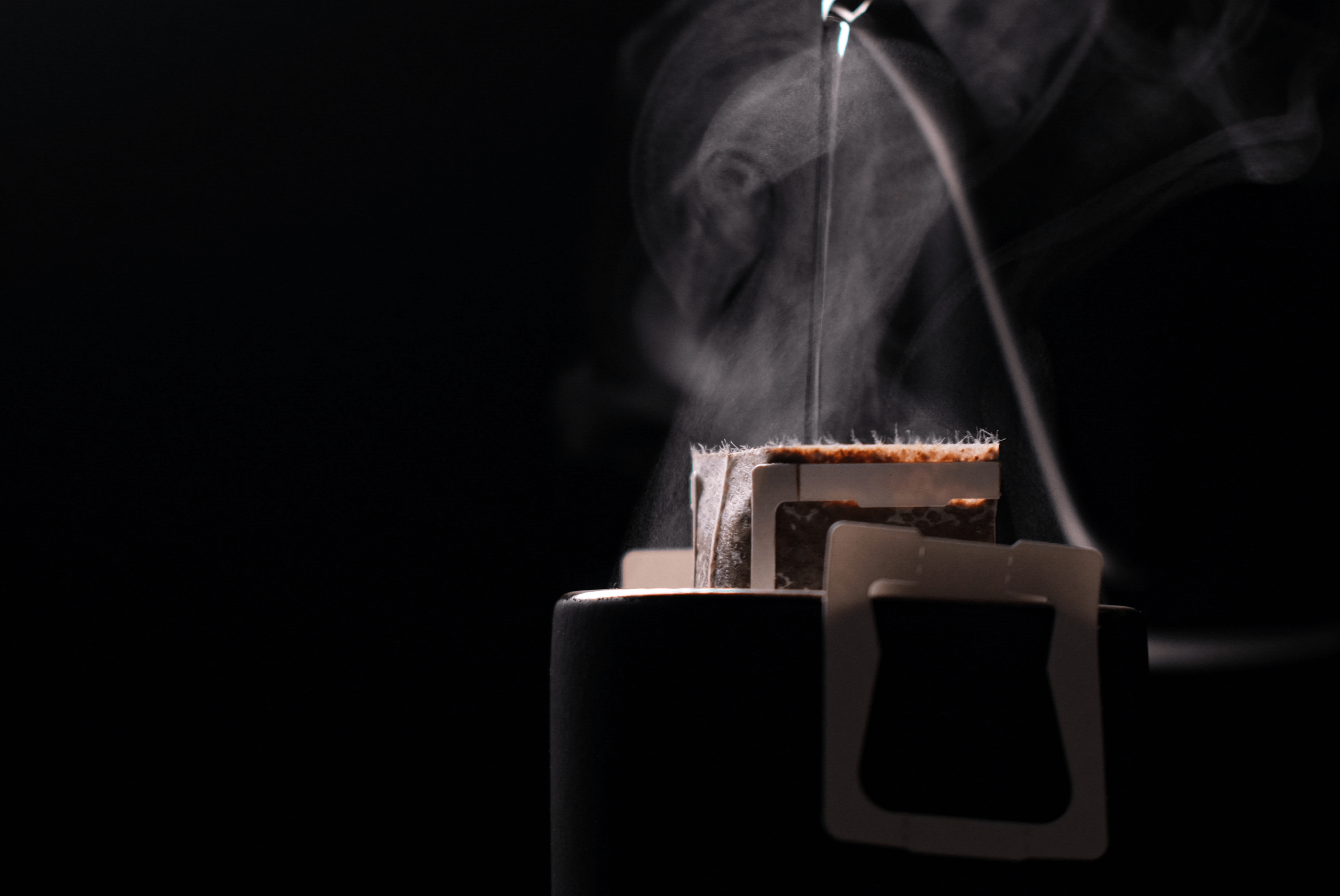 Заваривание кофе в дрип-пакете