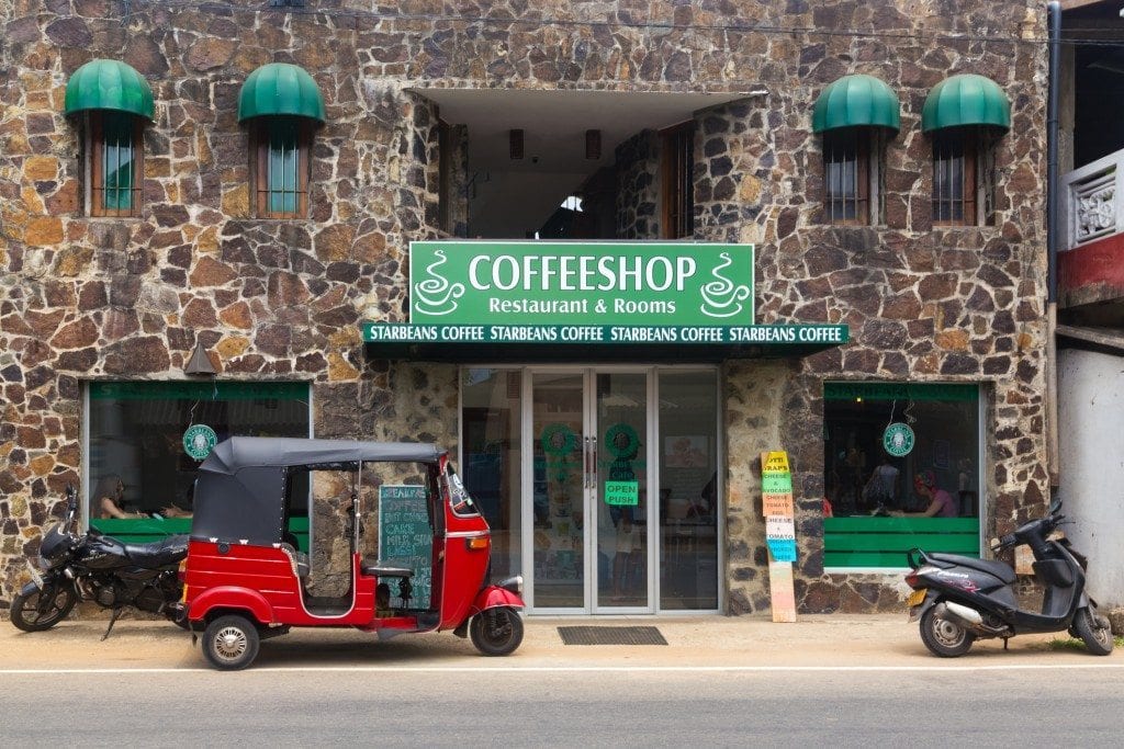Спешелти кофейни на Шри-Ланке