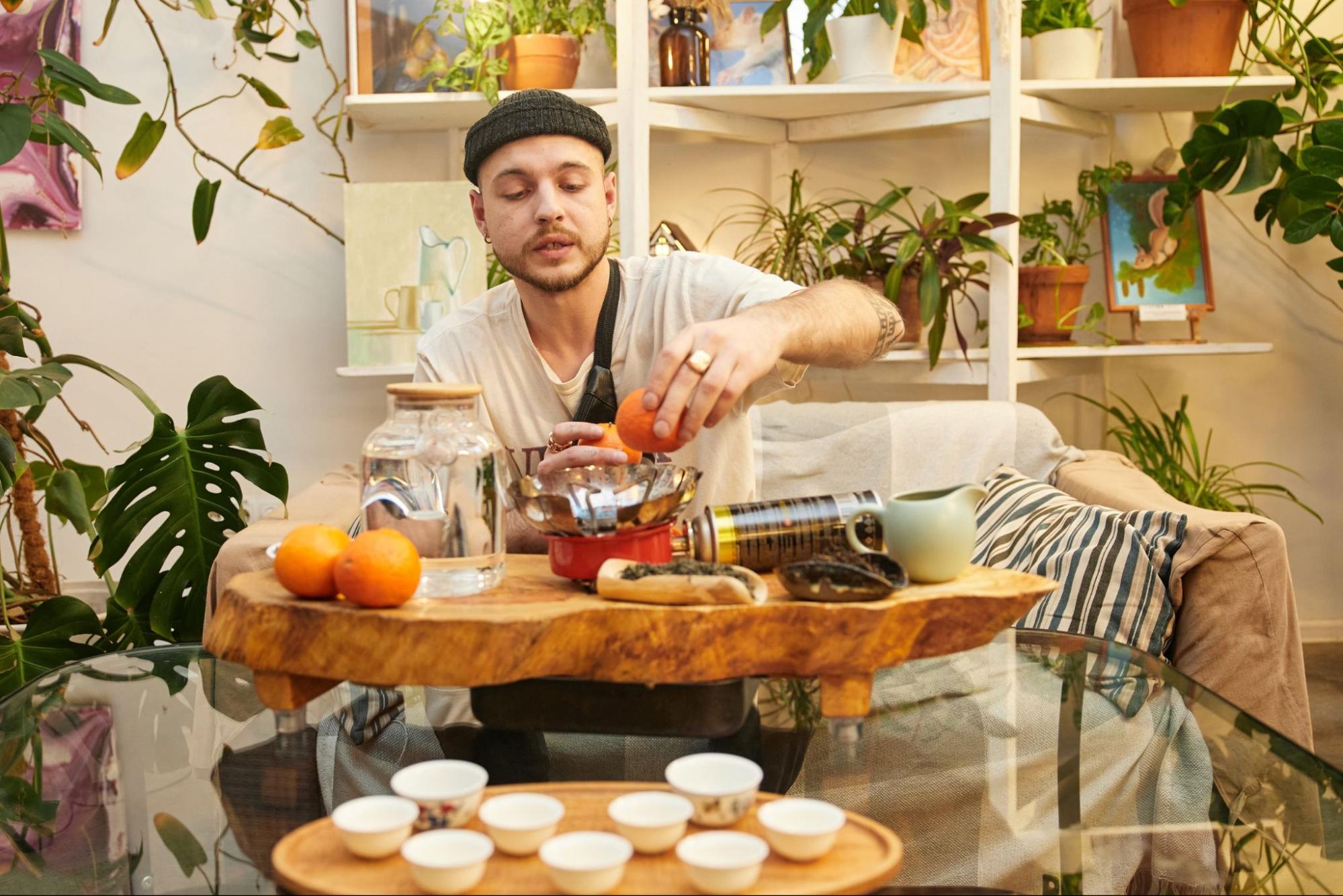 Шоу-программа по завариванию чая от Андрея Евсюкова