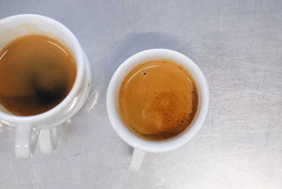 Эспрессо в чашках