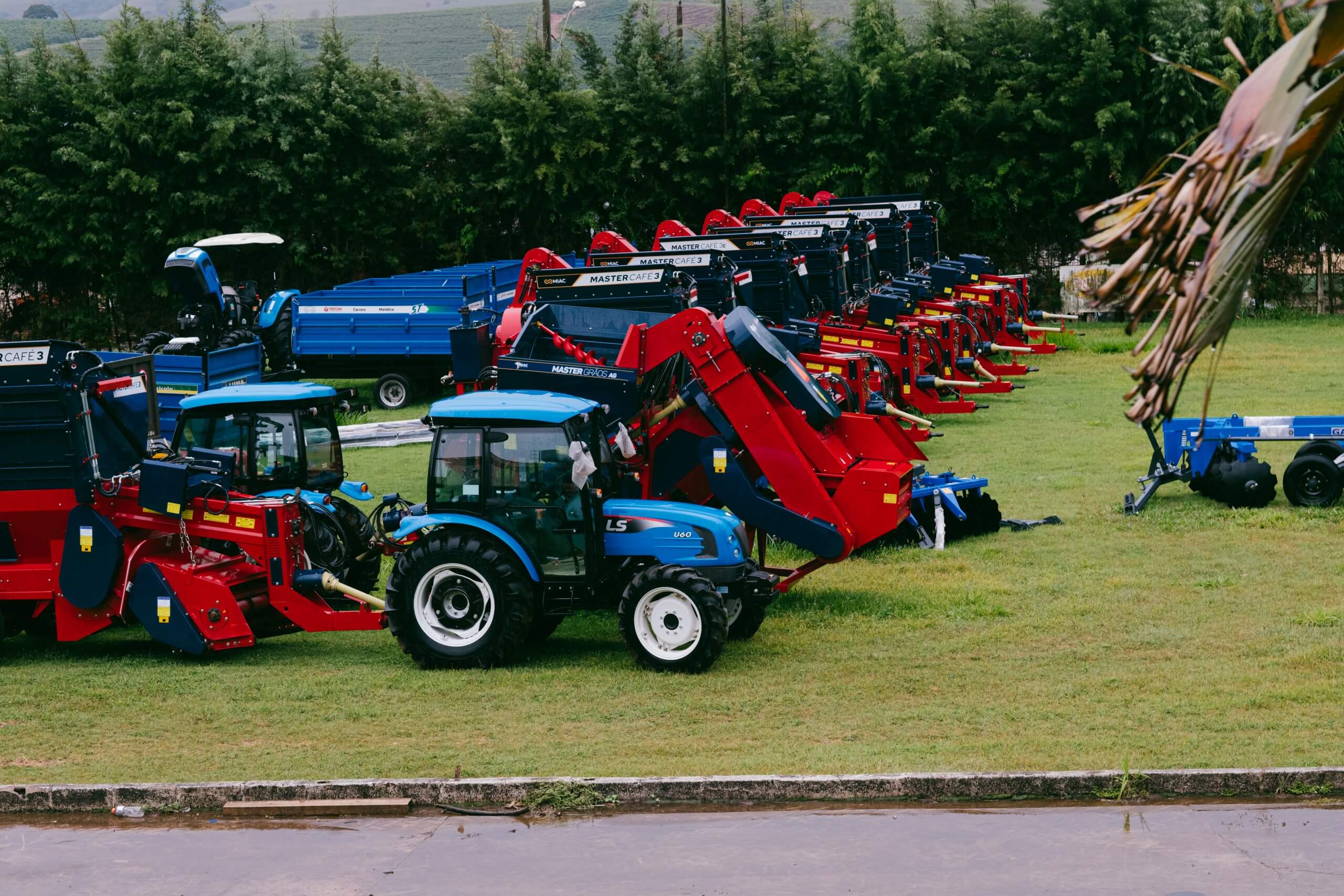 Современная фермерская техника в Бразилии