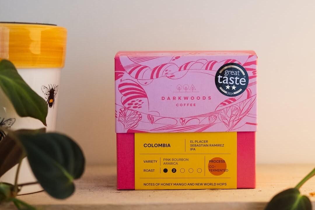 оформление кофе от обжарщика Dark Woods Coffee