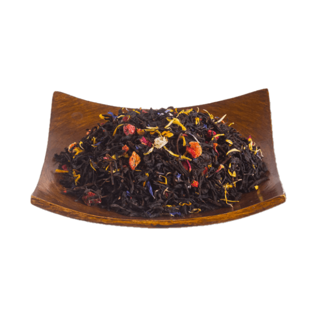 Черный ароматизированный чай Tasty Coffee Амурский барбарис