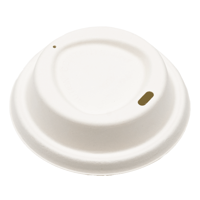 Аксессуары Tasty Coffee Крышка белая биоразлагаемая 80 мм для стакана 250 мл