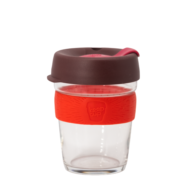 Аксессуары Tasty Coffee Кружка KeepCup Вrew Kangaroo Paw (бордовый/красный) стекло, 340 мл