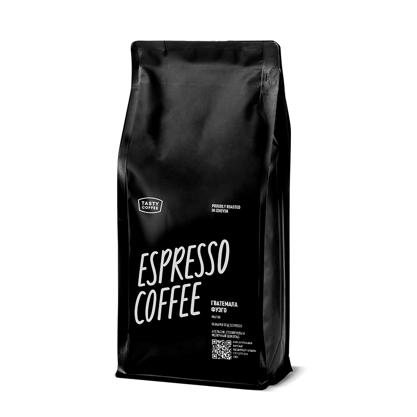 Кофе в зернах Tasty Coffee Гватемала Фуэго