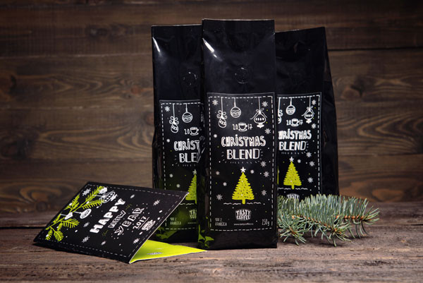 Кофе в зернах Tasty Coffee Christmas Blend 2017