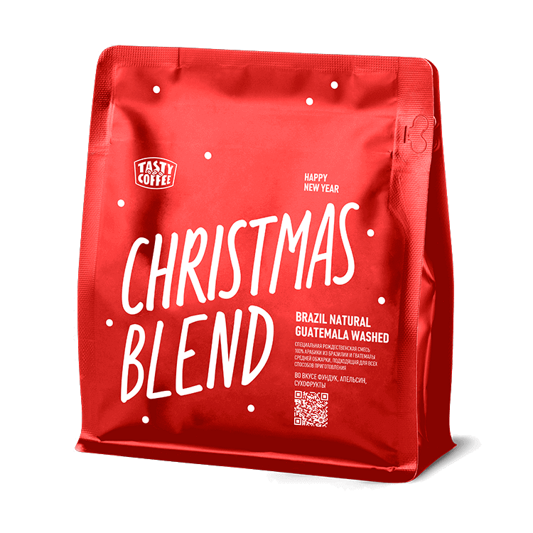Кофе в зернах Tasty Coffee Christmas Blend 2021