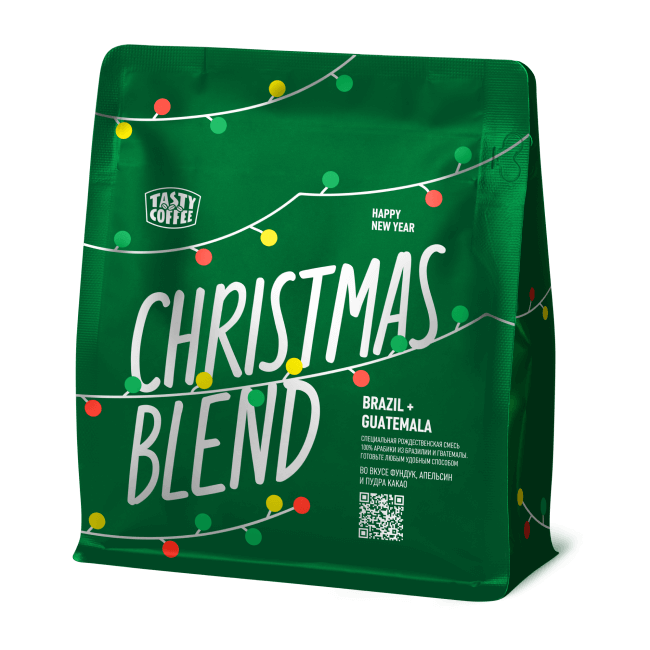 Кофе в зернах Tasty Coffee Christmas Blend 2023