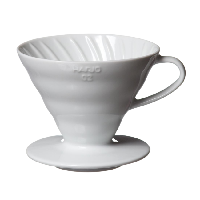 Аксессуары Tasty Coffee Воронка Hario V60 керамическая белая (размер 1-4)