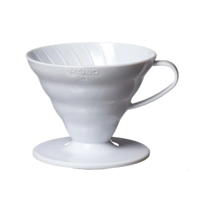 Аксессуары Tasty Coffee Воронка Hario пластиковая белая (размер 1-4)