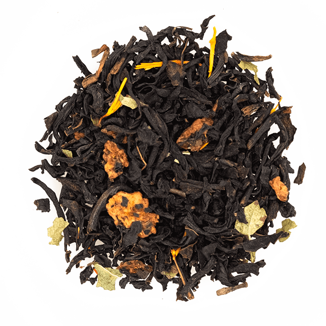 Черный ароматизированный чай Tasty Coffee Клубника со сливками (Черный)