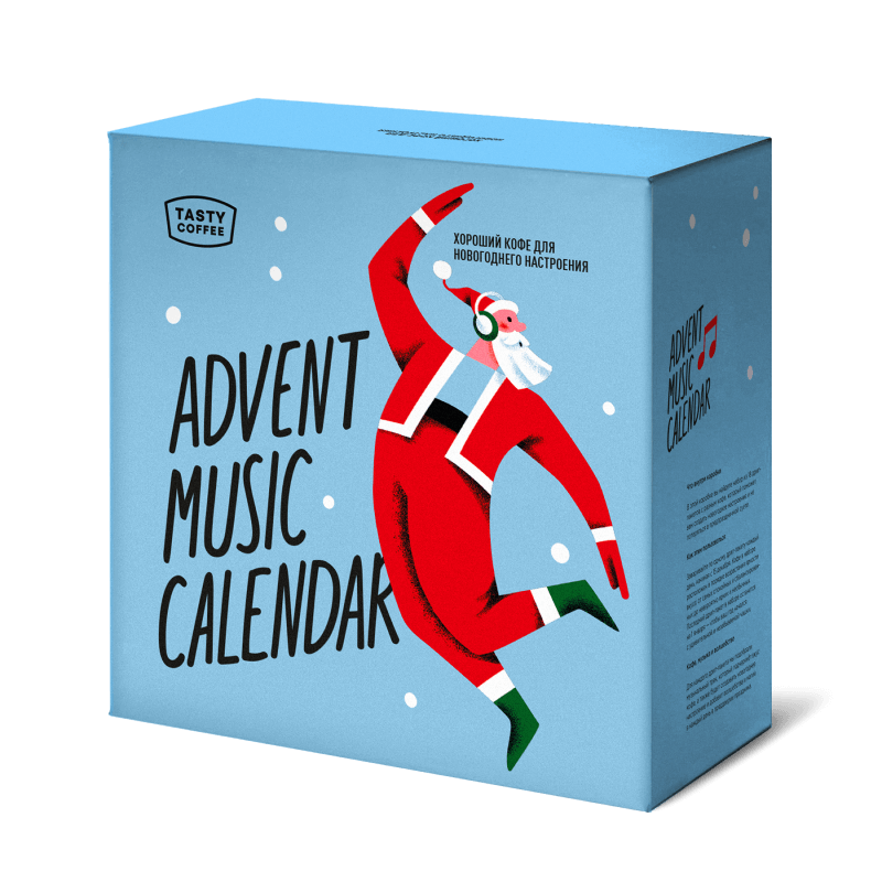 Дрип-пакеты Tasty Coffee ADVENT MUSIC CALENDAR 2025