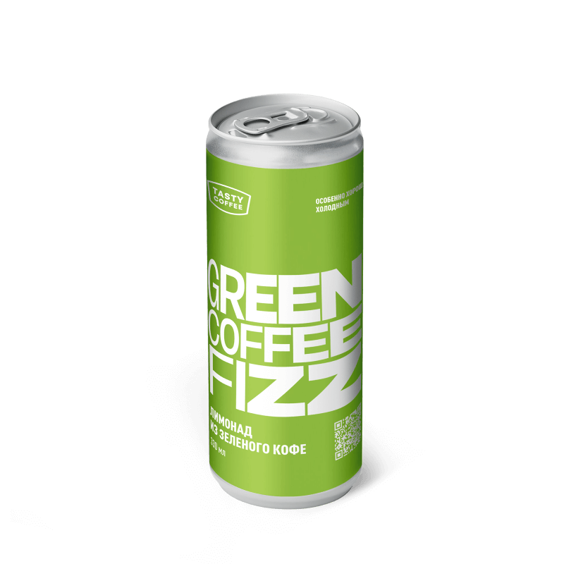 Кофе в банках Tasty Coffee Green Coffee Fizz