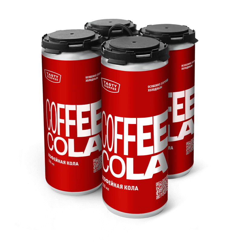 Кофе в банках Tasty Coffee Coffee Cola