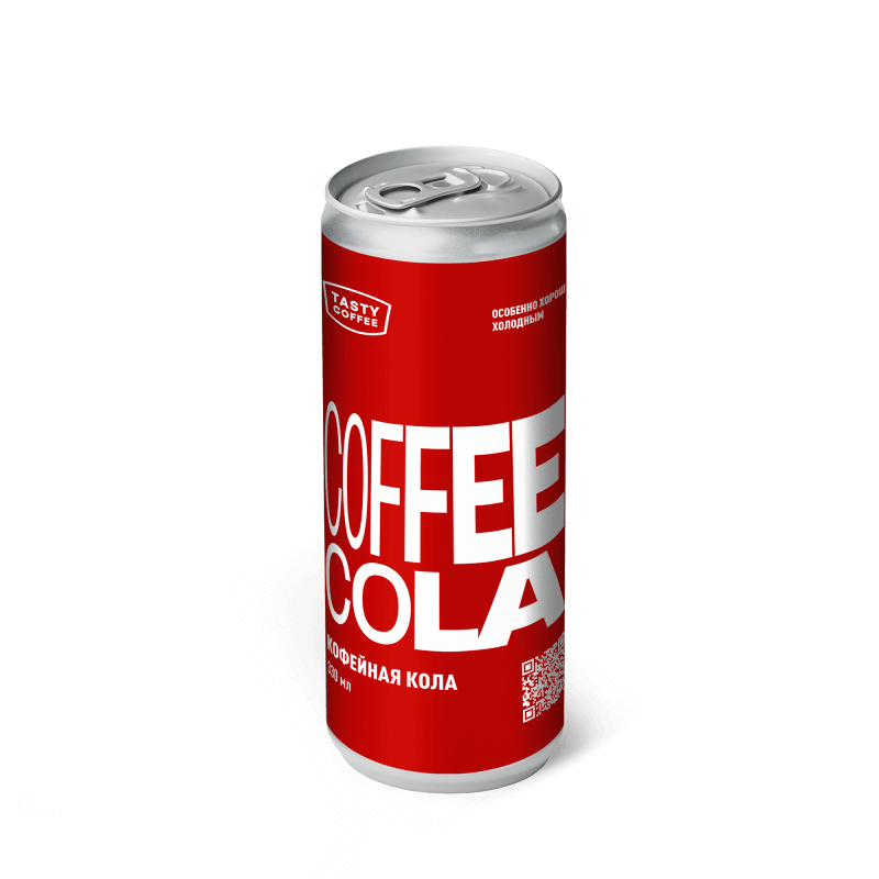 Кофе в банках Tasty Coffee Coffee Cola